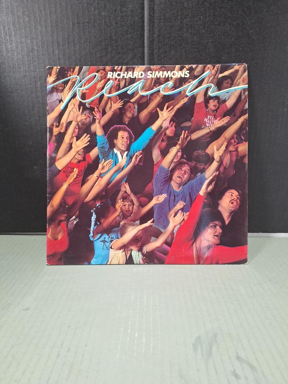 Richard Simmons Reach 1982 LP Elektra E1-60122 VG+ 20-Page w/Exercise Booklet